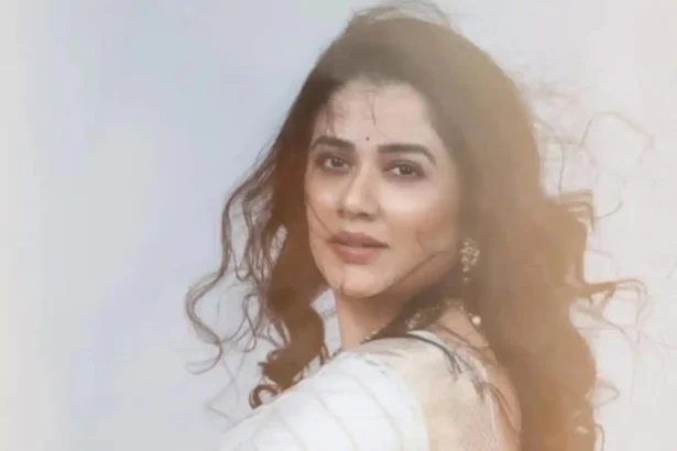 Actor Girija Oak during an interview discussing casting and ethnicity in the film industry
