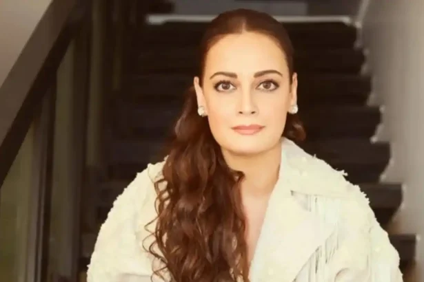 Hunterfly 2026 06 15 153606 11zon Dia Mirza speaking about environmental issues and climate change during a podcast discussion.