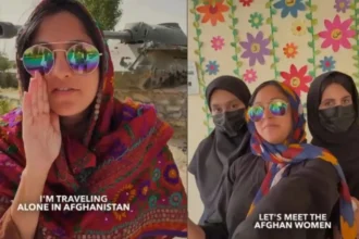 Indian traveller Ankita Kumar during her solo journey through Afghanistan