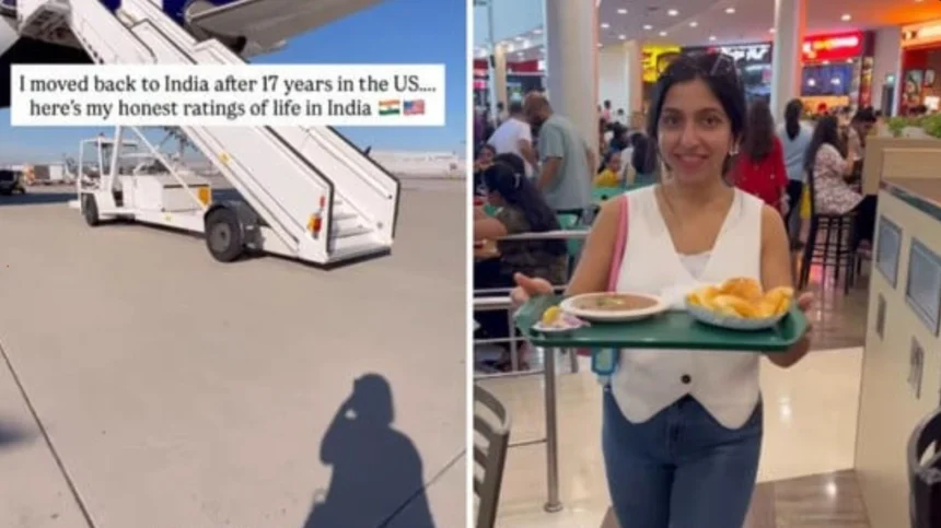 Woman shares experience of returning to India after living in the United States for 17 years