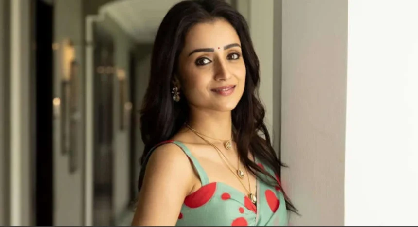 Hunterfly 2026 06 25 150813 Trisha Krishnan speaking at a public event while discussing relationships and life choices