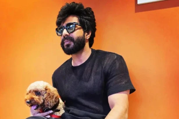 Tamil actor Vishnu Vishal during promotions for Gatta Kusthi 2