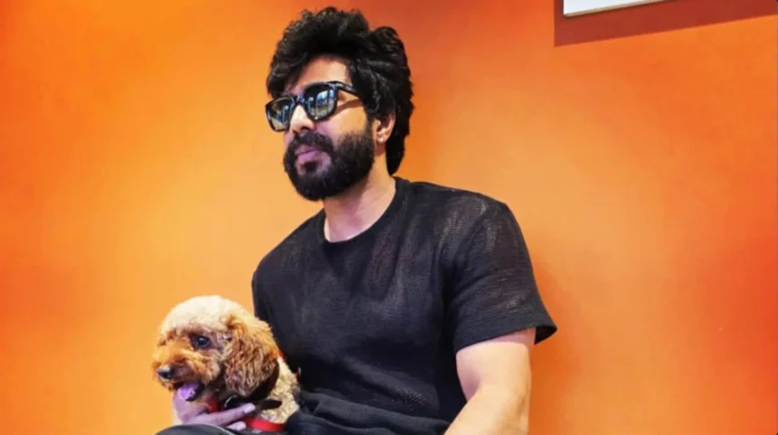 Tamil actor Vishnu Vishal during promotions for Gatta Kusthi 2