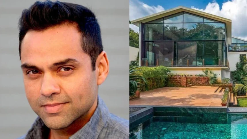 Abhay Deol Goa glasshouse with forest views and swimming pool
