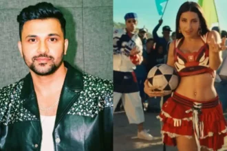Hunterfly 26 06 12 165922 11zon Choreographer Rajit Dev with Nora Fatehi during a FIFA World Cup 2026 music project