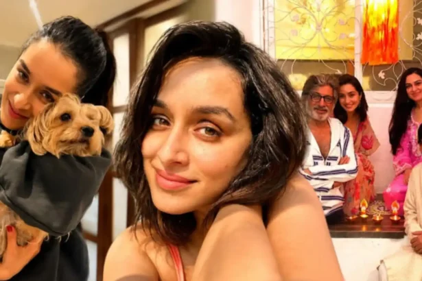 Hunterfly 26 06 15 165237 11zon Shraddha Kapoor inside her elegant sea-facing Mumbai home featuring modern interiors and family décor.