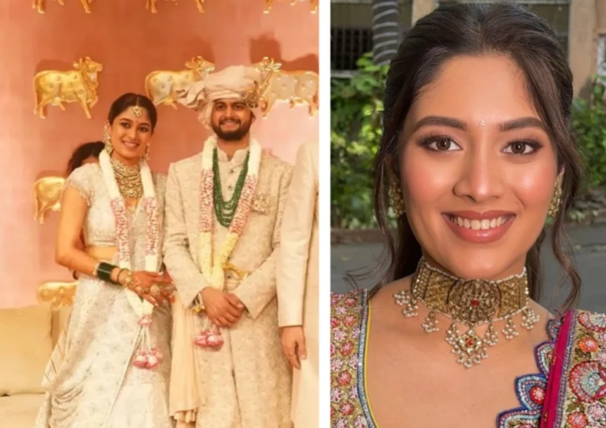 Hunterfly 6 06 22 103124 Revati Sule with family at her wedding to businessman Sarang Lakhani