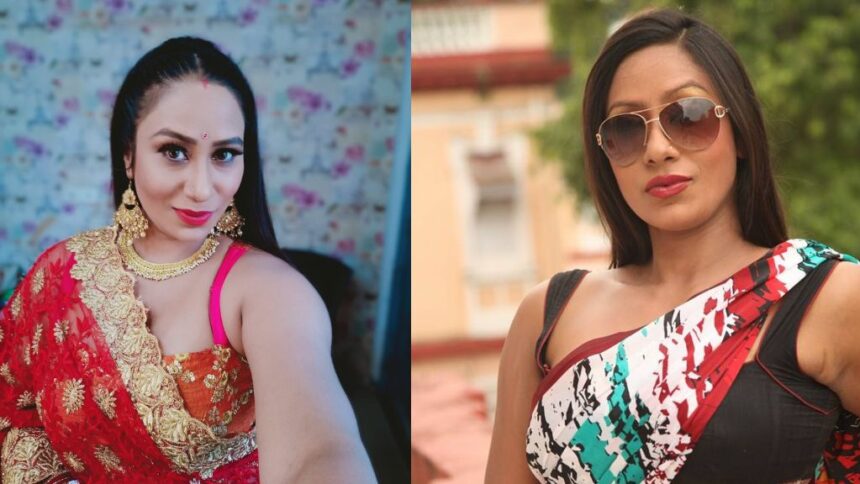 Kamalika Chanda during a professional photoshoot showcasing her acting and modeling career