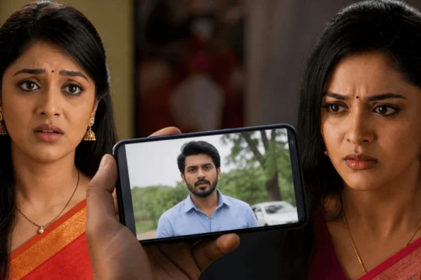 Sooraj confronts Jyotsna during a tense discussion in Karthika Deepam latest episode