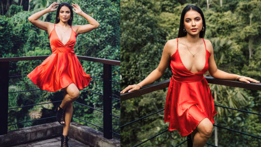 Kasturi Chhetri posing during a professional fashion and entertainment photoshoot