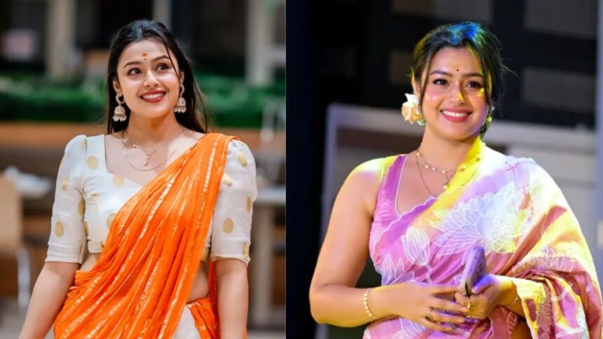 Mokksha during a promotional photoshoot showcasing her acting and classical dance career