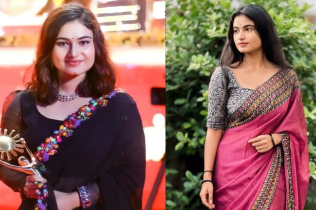 Hunterfly Sandra Babu Malayalam Tamil TV Actress Biography Sandra Babu smiling portrait from Malayalam and Tamil television serial appearances
