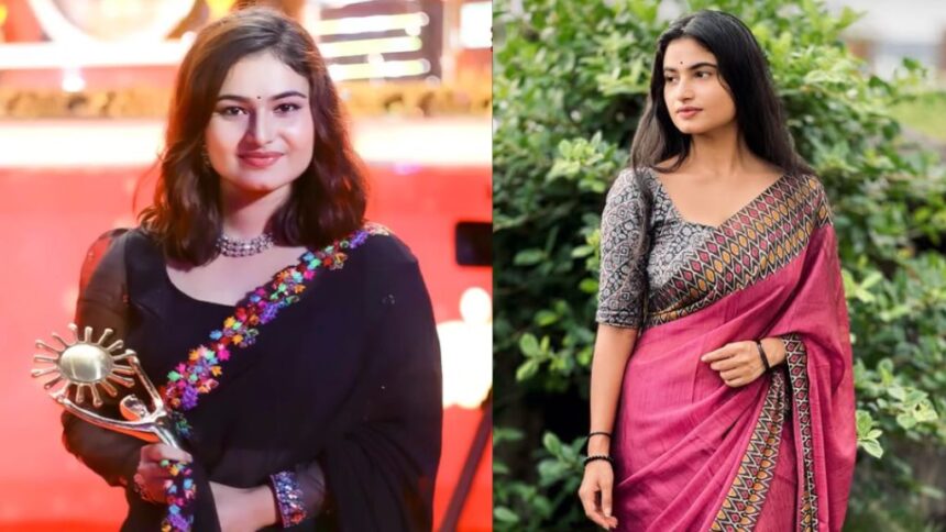 Hunterfly Sandra Babu Malayalam Tamil TV Actress Biography Sandra Babu smiling portrait from Malayalam and Tamil television serial appearances