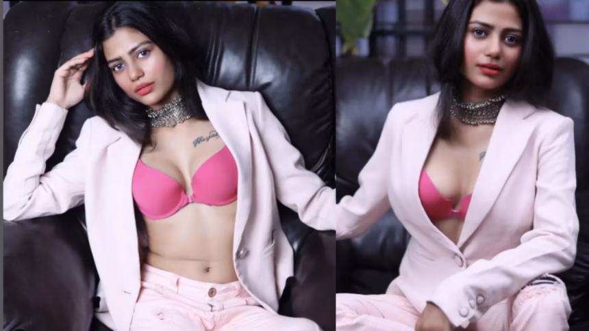 Shivangi Roy glamorous photoshoot representing web series actress from Gandi Baat and Palang Tod