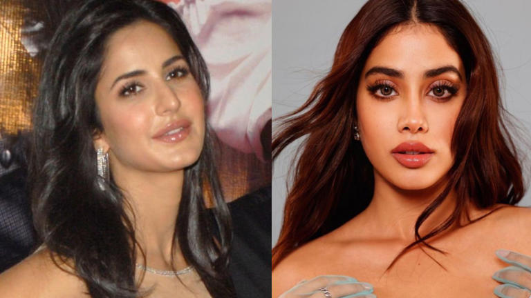 Hunterfly 0002 Indian Y2K makeup trends featuring glossy lips, baby doll blush, metallic eyeshadow and coloured kajal