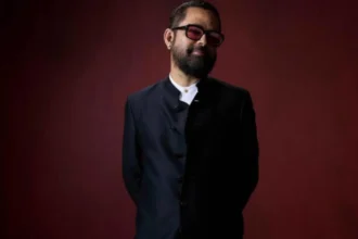 Fashion designer Sabyasachi Mukherjee at a fashion event ahead of his New York Fashion Week 2027 return