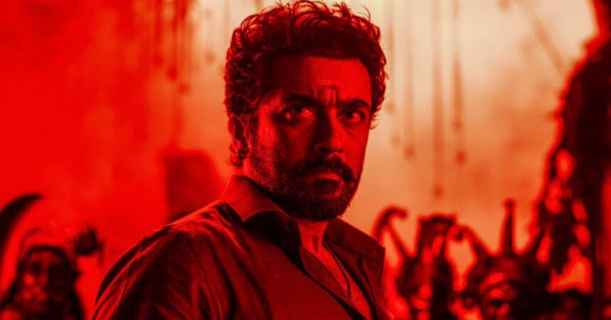 Hunterfly 026 07 06 085810 Suriya in Karuppu movie during a key action sequence