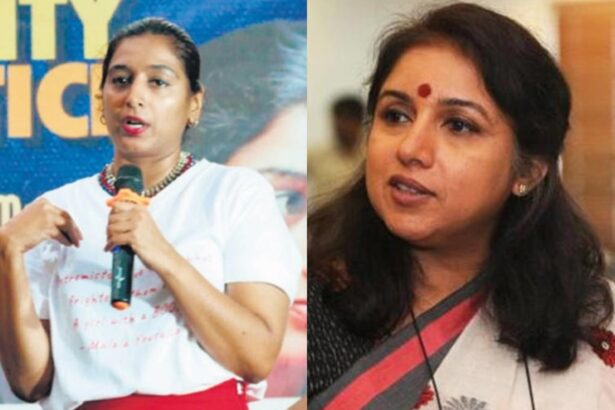 Hunterfly 026 07 07 104257 Actors Revathy and Padmapriya during public appearances amid developments involving AMMA