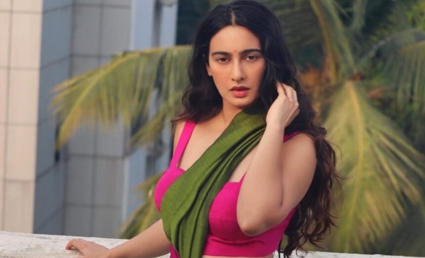 Megha Shukla wearing a traditional Indian saree during a recent photoshoot
