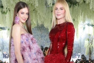 Sunday Rose walking the runway at Dior Fall 2026 Haute Couture Show in Paris