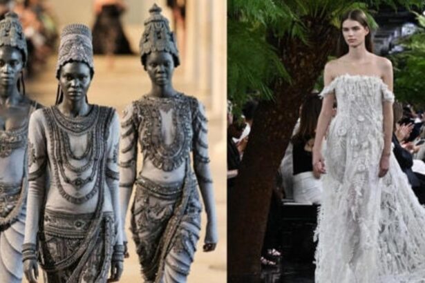 Hunterfly 026 07 08 102801 Models showcase Rahul Mishra and Dior haute couture creations during Paris Haute Couture Week