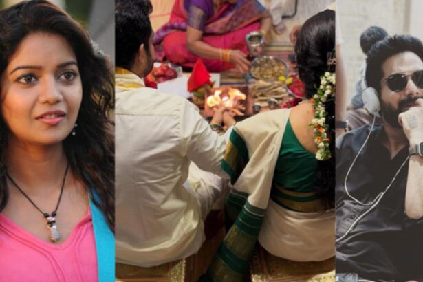 Hunterfly 026 07 09 180603 Swati Reddy and filmmaker Srikanth Nagothi during their traditional wedding ceremony