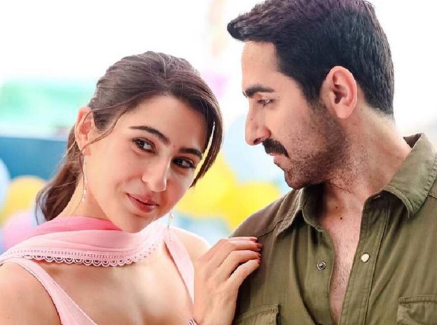 Hunterfly 026 07 10 004600 Ayushmann Khurrana, Sara Ali Khan, Wamiqa Gabbi and Rakul Preet Singh in Pati Patni Aur Woh Do.