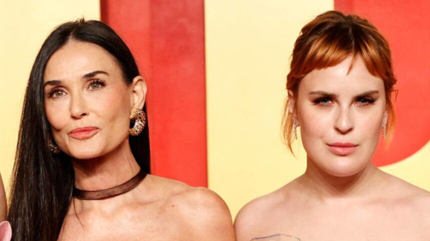 Demi Moore and Tallulah Willis enjoying a Paris trip together before wedding celebrations