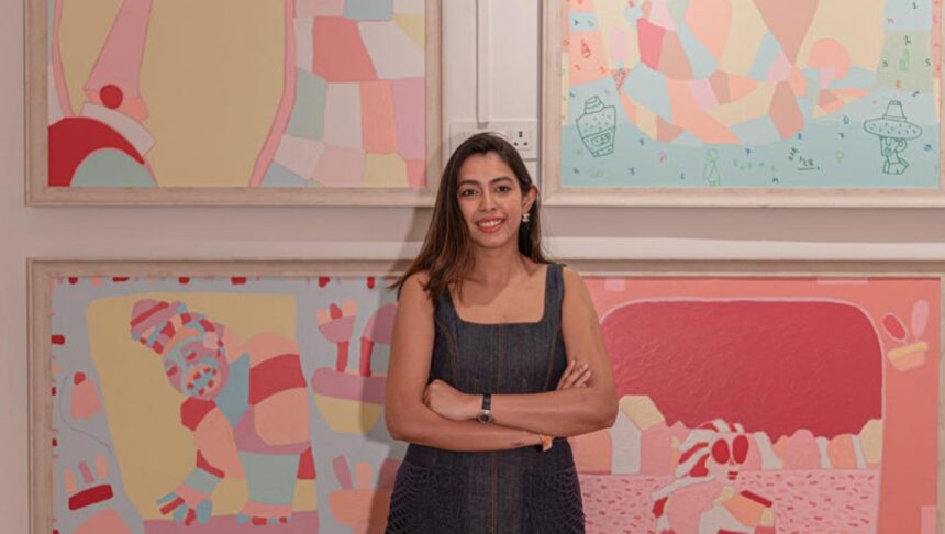 Anissa Sonthalia at Trace Gallery in Kolkata, a new contemporary art, design and music space