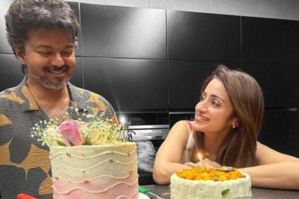 Hunterfly 026 07 19 001146 Mango-vanilla birthday cake served during Tamil Nadu Chief Minister Vijay's 52nd birthday celebration in Chennai.