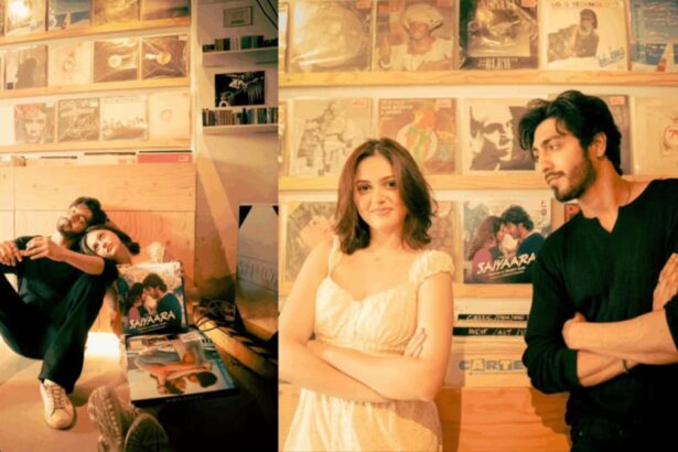 Hunterfly 026 07 20 215824 Aneet Padda and Ahaan Panday celebrating one year of Saiyaara in London-inspired anniversary photoshoot