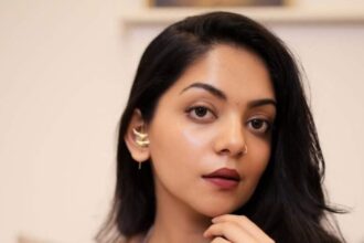 Malayalam actress Ahaana Krishna during a public appearance.