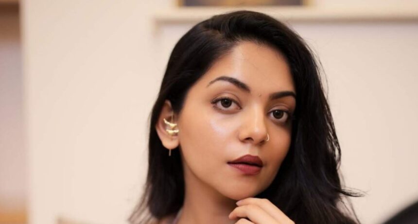 Malayalam actress Ahaana Krishna during a public appearance.