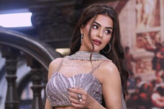 Priyanka Chahar Choudhary during an interview discussing her demanding television shooting schedule.