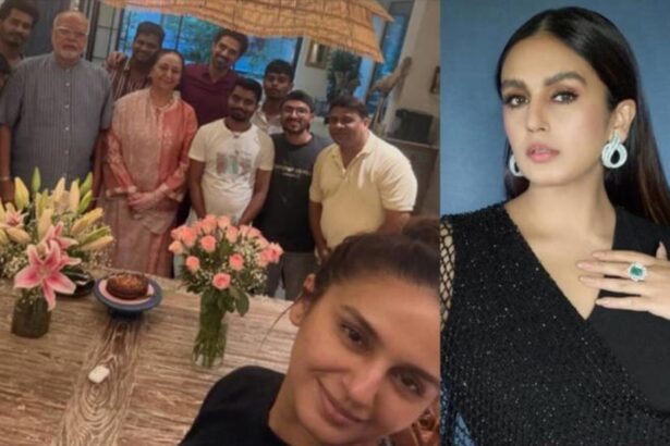 Huma Qureshi celebrates her mother Ameena Qureshi's birthday with family.