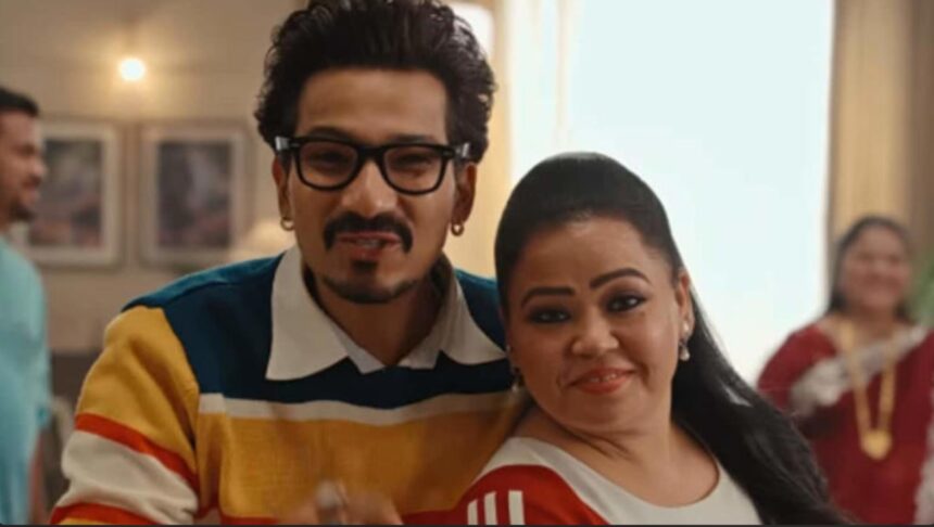 Hunterfly 026 07 26 135930 Bharti Singh and Harssh Limbachiyaa in the first promo of Indian Game Show.