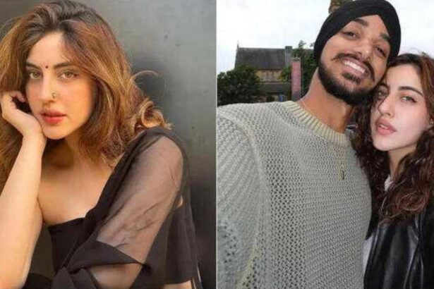 Hunterfly 026 07 27 105625 Indian cricketer Arshdeep Singh poses with actress and model Samreen Kaur after confirming their relationship on Instagram.
