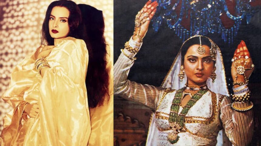 Veteran actor Rekha at a film event ahead of her appearance at the Indian Film Festival of Melbourne 2026.