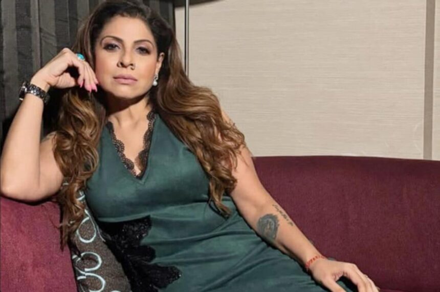 Hunterfly 026 07 29 173746 Tannaz Irani during a media interaction discussing the portrayal of women in Bollywood films.