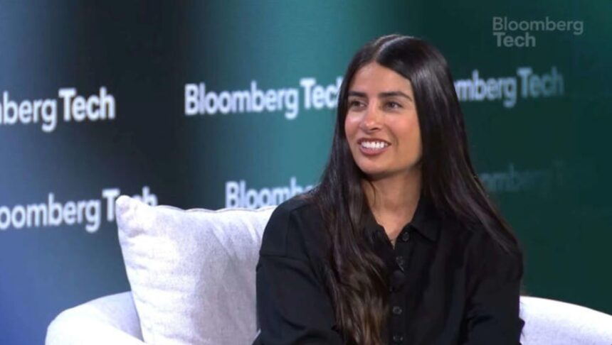 Asha Sharma speaking at a technology event after being named the new head of Xbox