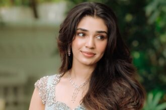 Hunterfly 07 12 094054 Krithi Shetty wearing a powder blue lehenga during a fashion photoshoot