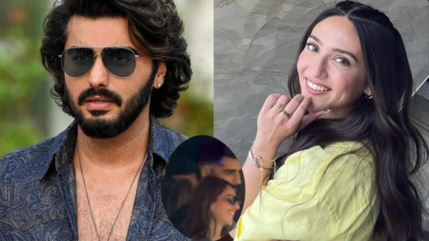 Arjun Kapoor and Sahiba Bali attending the India vs England match at Lord's Cricket Ground