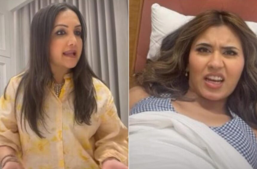 Hunterfly 07 29 184109 Akanksha Choudhary during her journey on Lock Upp 2 amid elimination rumours.