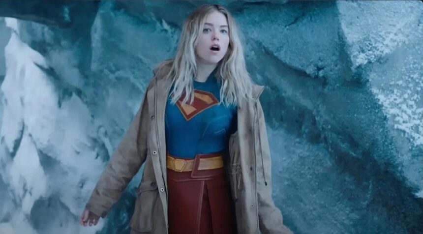 Hunterfly 2026 07 03 165358 Milly Alcock as Supergirl in DC Studios' latest superhero film following its opening weekend release.