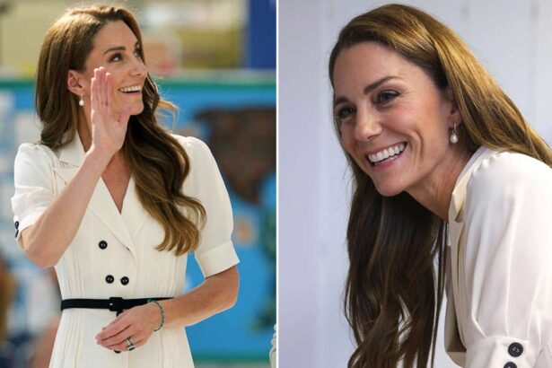 Hunterfly 2026 07 07 112209 Princess Kate smiling during a hospital visit in London after sharing family challenge photos