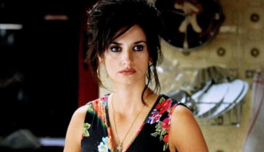 Penelope Cruz speaking during a public appearance and discussing her health experiences
