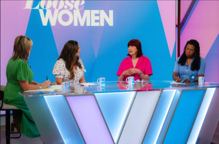 Hunterfly 2026 07 10 005814 Loose Women panel on ITV during a daytime television broadcast.
