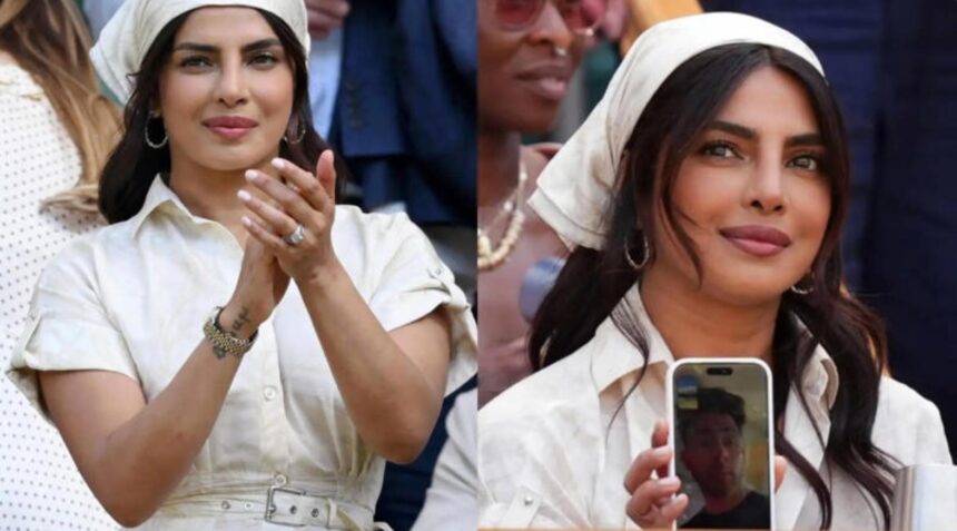 Priyanka Chopra attending Wimbledon 2026 and watching matches from the Royal Box.