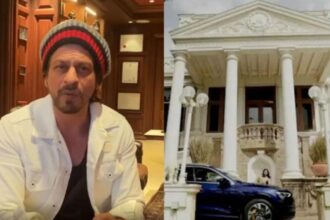Shah Rukh Khan's Mannat bungalow in Bandra Mumbai overlooking the Arabian Sea