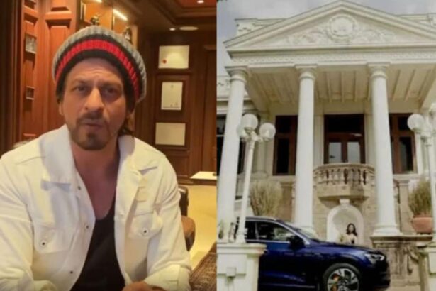 Shah Rukh Khan's Mannat bungalow in Bandra Mumbai overlooking the Arabian Sea